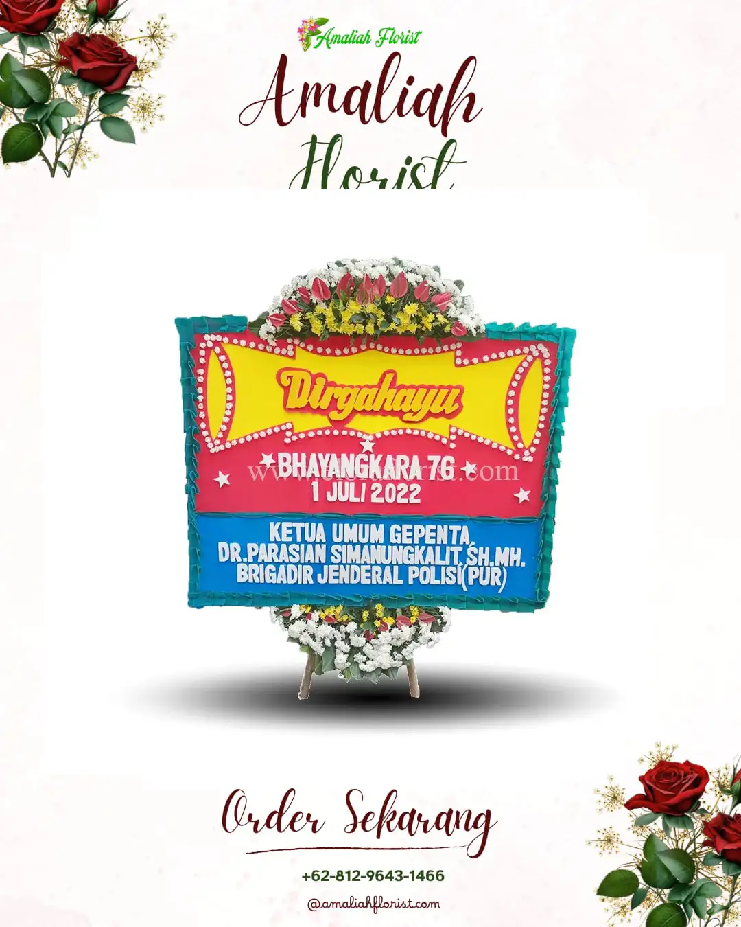Papan Bunga HUT Ulang Tahun Jakasampurna